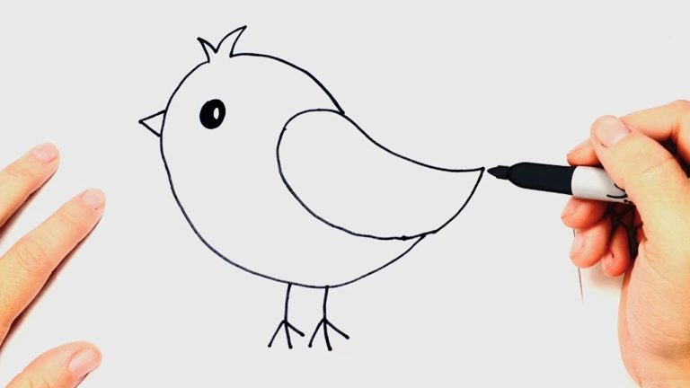 Guía para pintar un pájaro fácilmente