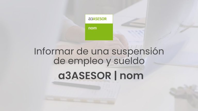 Nomina: Suspensión de Empleo y Sueldo