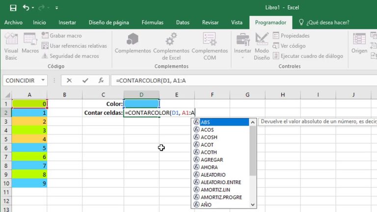 Contar colores en Excel: Guía práctica