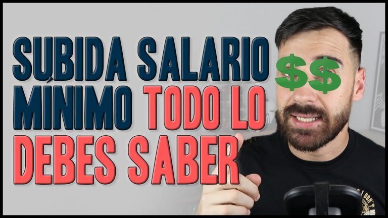 Si sube el SMI, sube mi sueldo: el impacto en los trabajadores