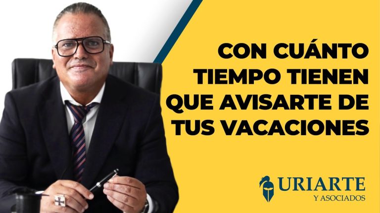 Plazo de aviso a la empresa: ¿Cuántos días son necesarios?