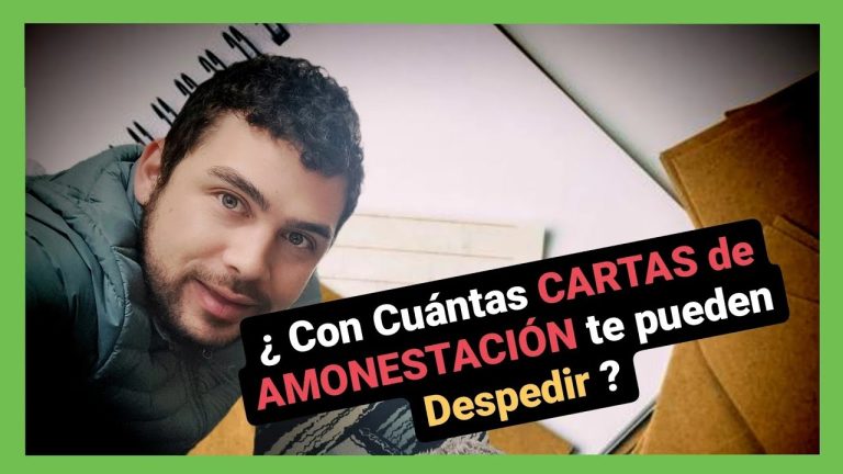 ¿Cuántas amonestaciones para el despido?
