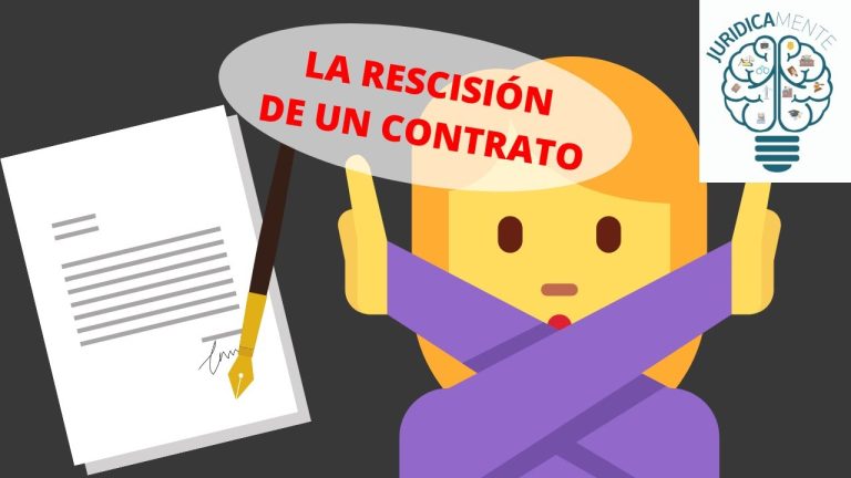 Significado y consecuencias de rescindir un contrato