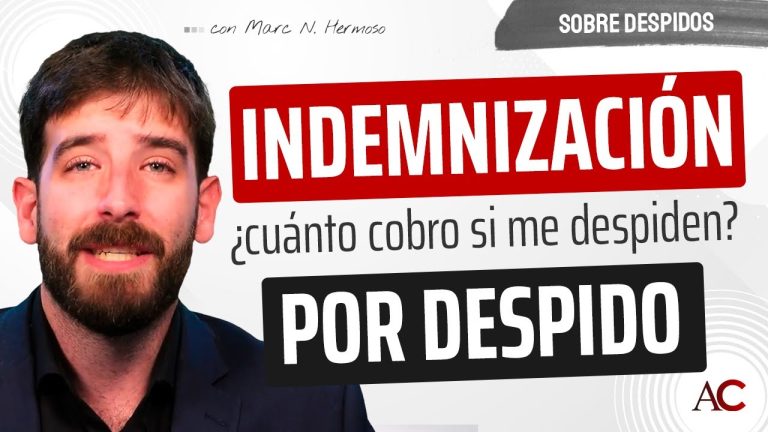 ¿Cuánto te pagan cuando te despiden?