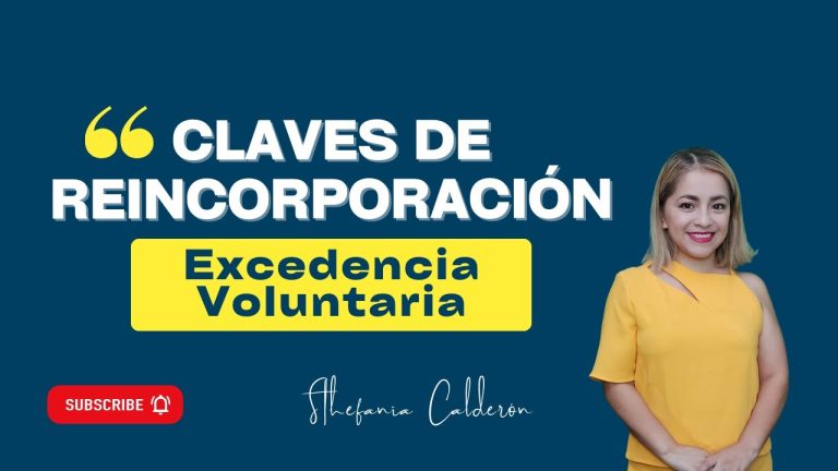 Solicitar reincorporación excedencia voluntaria: guía práctica